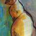 chat siamois, encre sur papier